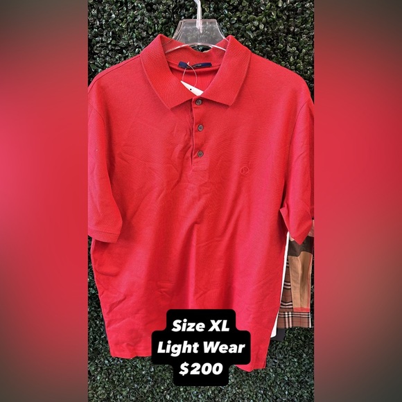 Men's Red Polo Shirt